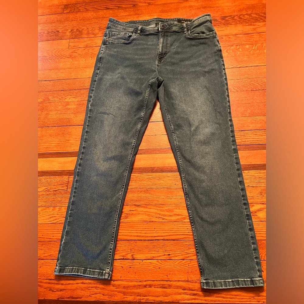 The Perfect Jean NYC Jeans Mens 40/32 Blue athletic Fit durable 4way stretch